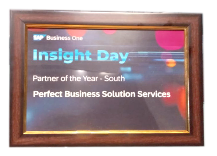 SAP Partner of the Year – South India Continent 2024–2025