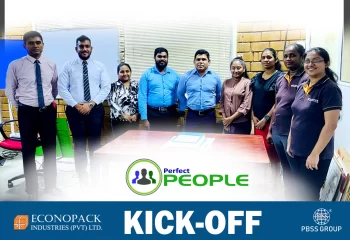 Econopack Industries and PBSS Group teams at the Perfect People HRM project kickoff meeting.
