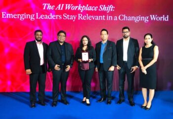 PBSS Group team celebrating Great Place to Work Sri Lanka 2026 awards for Top 50 Best Workplaces and Top 10 in Technology.